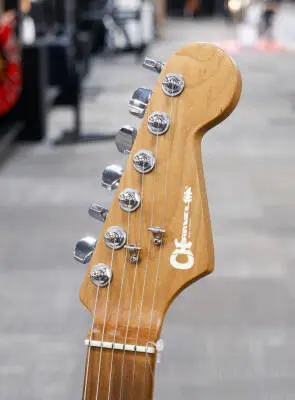 Charvel Guitars - Pro-Mod DK24 HH 2PT CM, Caramelized Maple Fingerboard - Satin Burgundy Mist 2